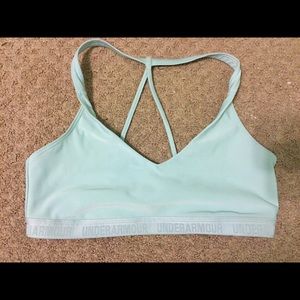 strappy under armour sports bra