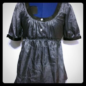 💥💥Day-trip black & white polka dotted blouse