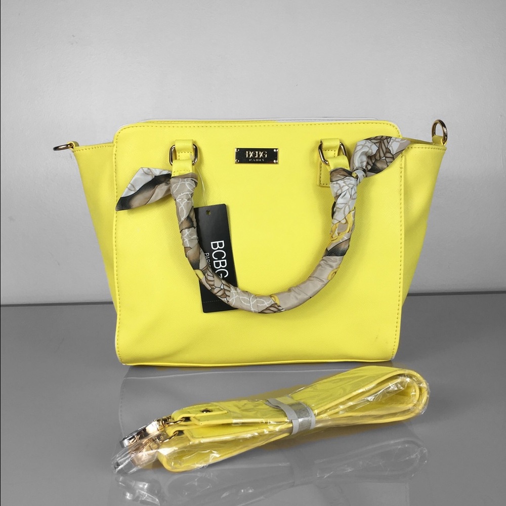 🌺Last one 🌺BCBG Paris Scarf Story satchel bag - Picture 6 of 8