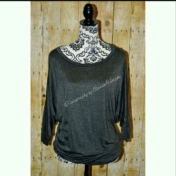 Clearance 3/4 Sleeve Dolman Top Blouse Size XL - Picture 3 of 5