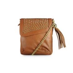 Steve Madden Stud and Tassel Crossbody Purse