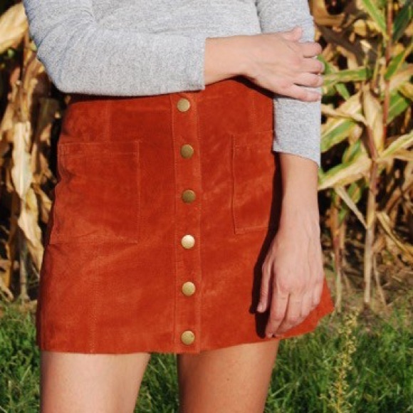 Tobi Skirts - Tobi rust suede mini skirt. NWT Tobi Skirts - Tobi rust suede mini skirt. NWT