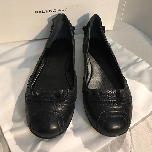 Balenciaga Black Ballet Flat Size 36