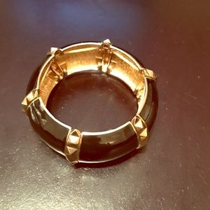 Gold and Black 80s bracelet