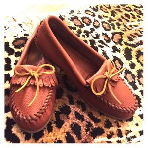 RARE Genuine Leather Minnetonka Loafers