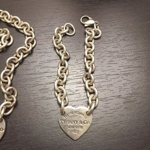 SOLD Tiffany and Co authentic heart bracelet