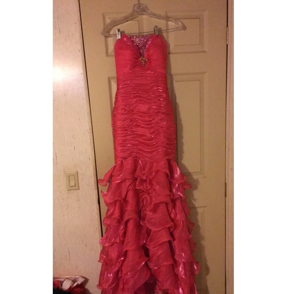 Pink Mermaid Style Prom/Pageant Dress