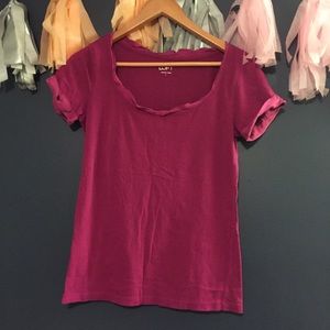 Ann Taylor LOFT Pink Shirt