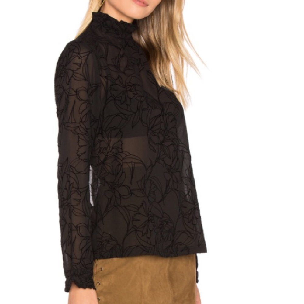 Open back turtle neck blouse ⚠️