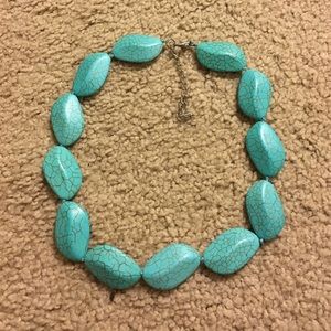 Aquamarine Chunky Necklace