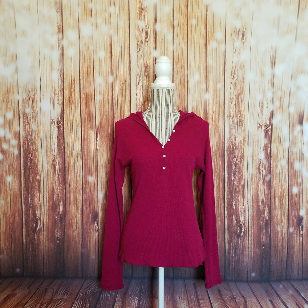 Old Navy ▪ L/S Hooded Dark Pink Thermal
