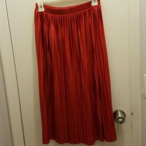 Topshop Pleated Skirt