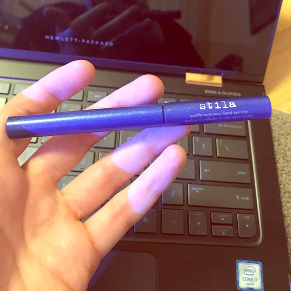 stila blue sparkle liquid eye liner