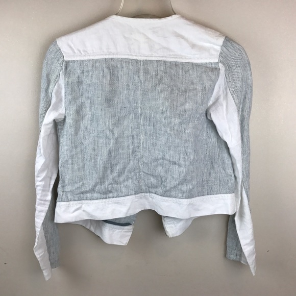 Linen Biker jacket - Picture 2 of 4