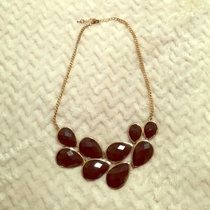 Black and gold fashion necklace