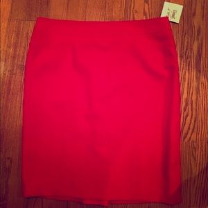 Anne Klein scarlet pencil skirt size 10
