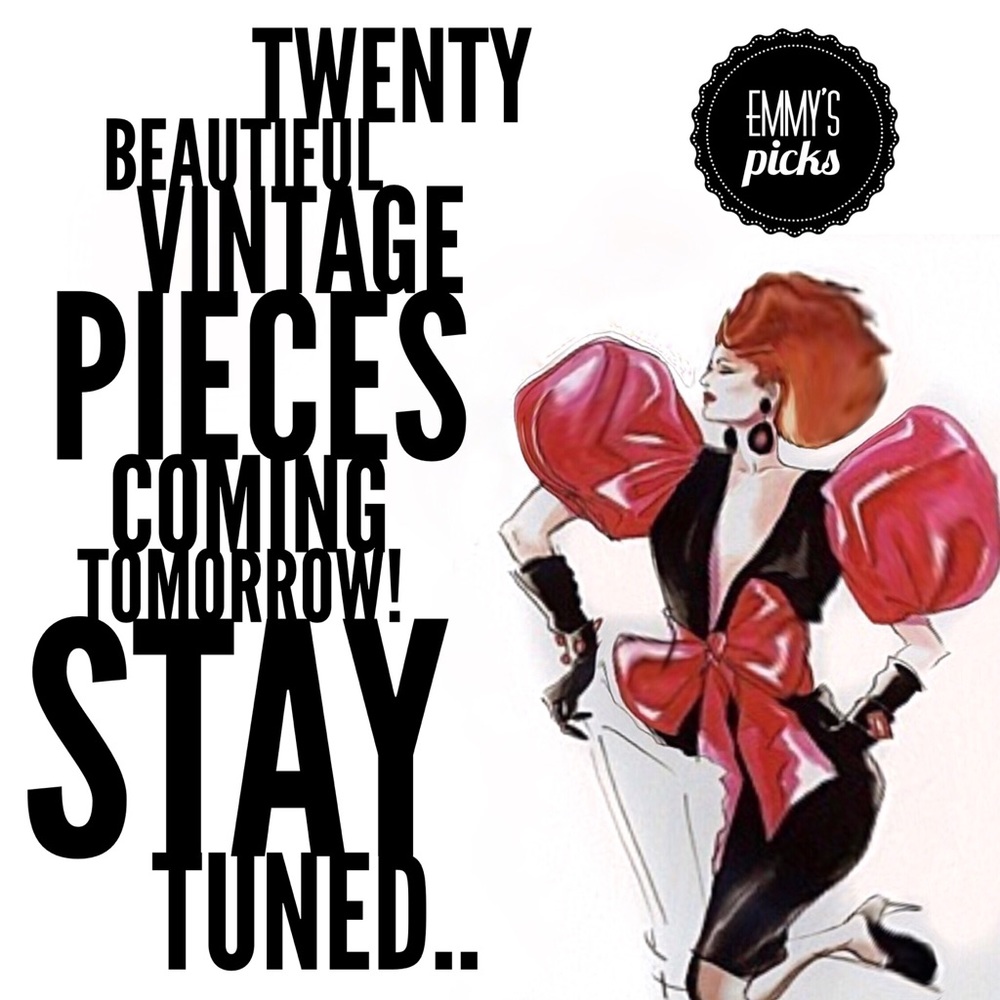New Items Tomorrow!! Stay Tuned!!