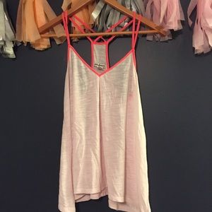 American Eagle Pink Racerback Tank