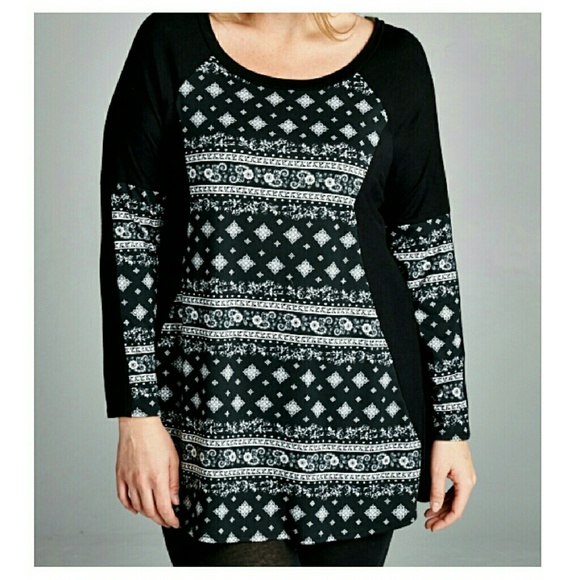 ๐H.P๐ 5๐ Plus size (3X, will fit 2X) Tunic Top - Picture 2 of 4