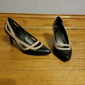 [Lanvin] Grosgrain kitten heel