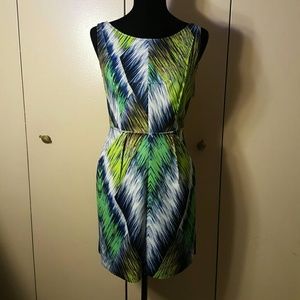 MILLY Tribal Print Racer back Dress