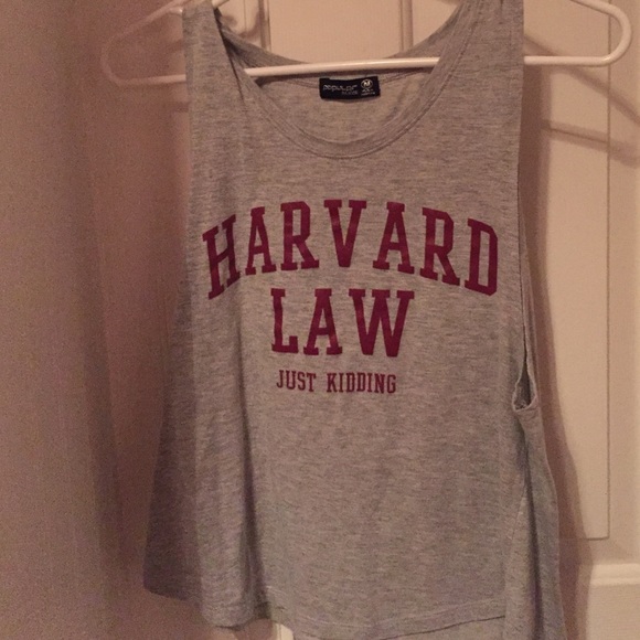 "harvard law... just kidding" tank