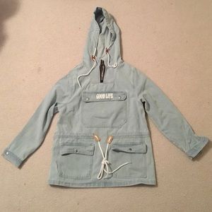 Denim pullover size medium