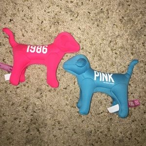 2 Victoria's Secret Pink dogs