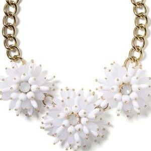 Banana Republic floral cluster statement necklace