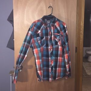 BKE Pearl Snap Long Sleeve