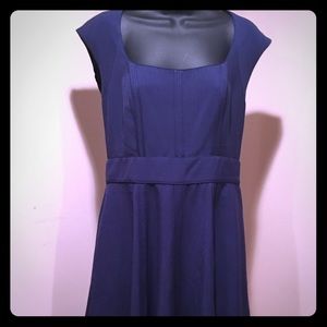 Stunning navy sculpted Vince Camuto dress, 10