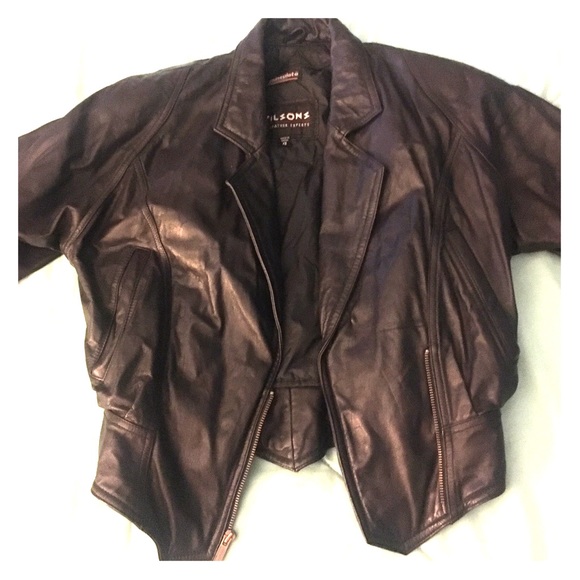 Vintage Authentic Wilsons Leather Moto Jacket