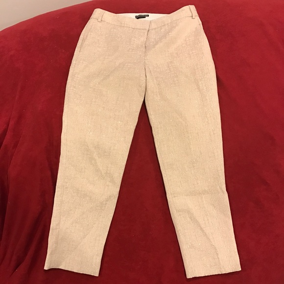 Express Blush Sparkle cropped pants. Size 4R