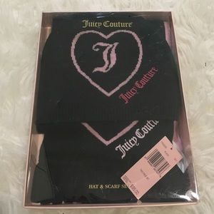 Juicy Hat & Scarf set NWT