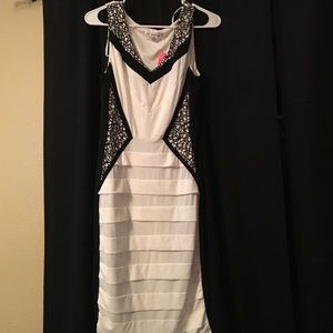 Fitted body con dress