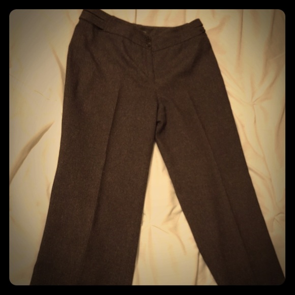 Ann Taylor brown lined trousers