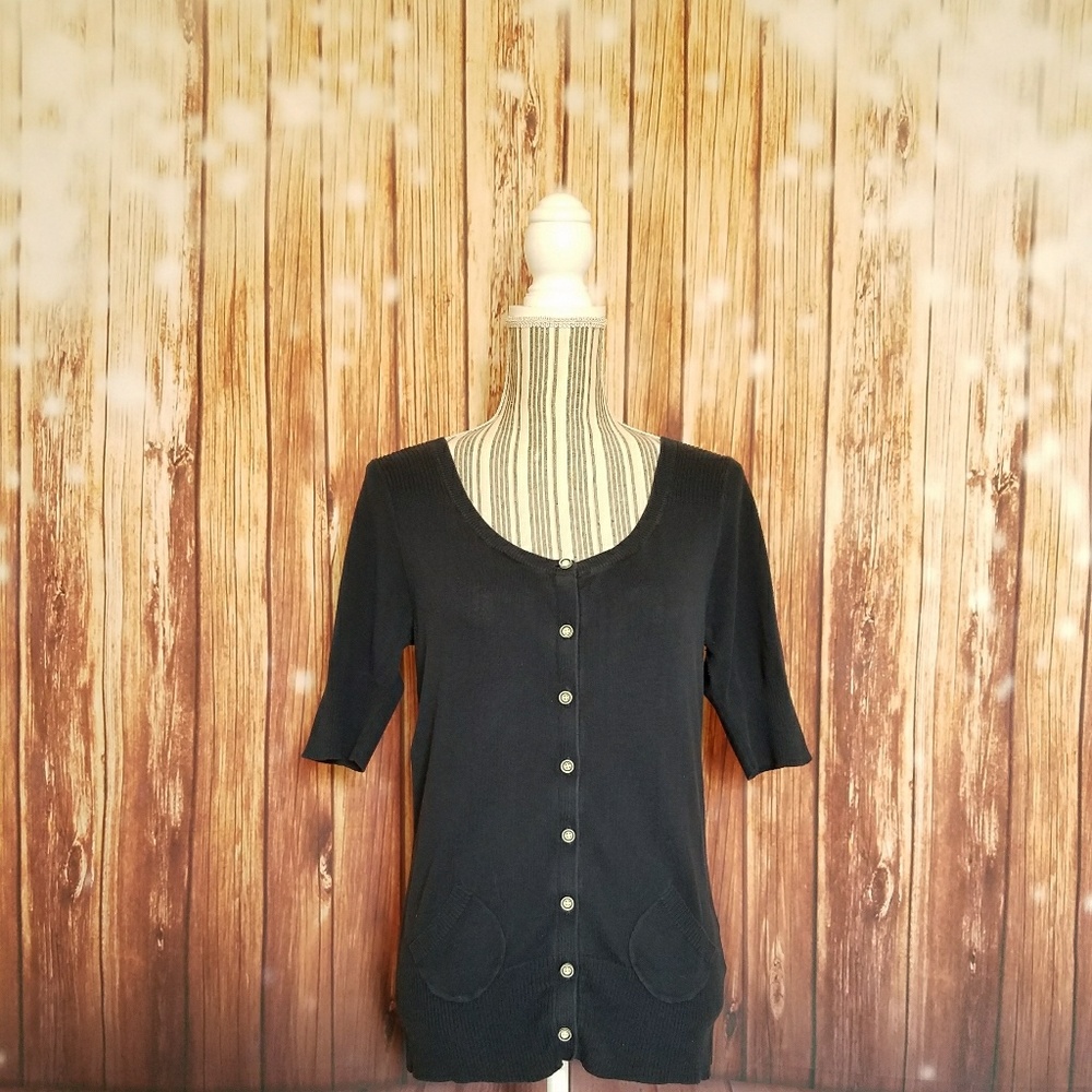 Old Navy ▪ 3/4 Sleeve Navy Cardigan