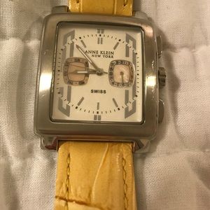 Beautiful Anne Klein leather watch