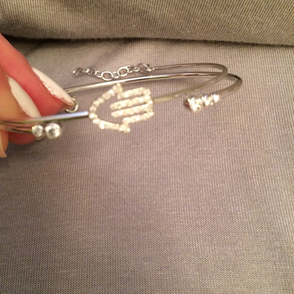 2 Silver with Diamonds Bracelets from Hollywood! - Picture 1 of 4