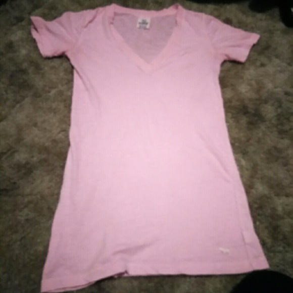 Bright pink VS' Love Pink Shirt