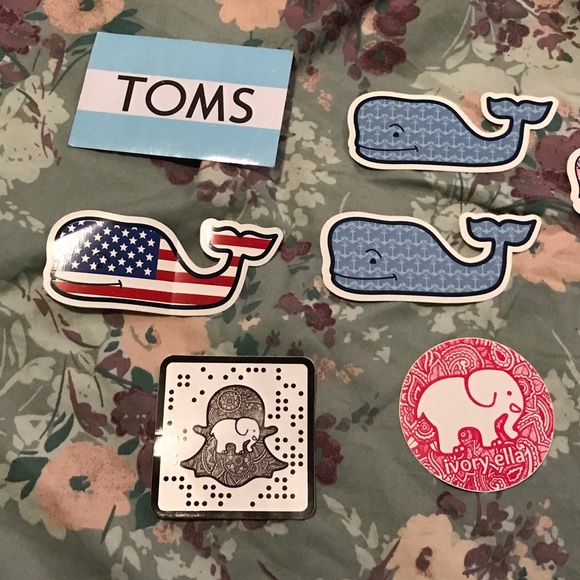 Vineyard Vines, Ivory Ella, Toms Sticker Bundle - Picture 3 of 3