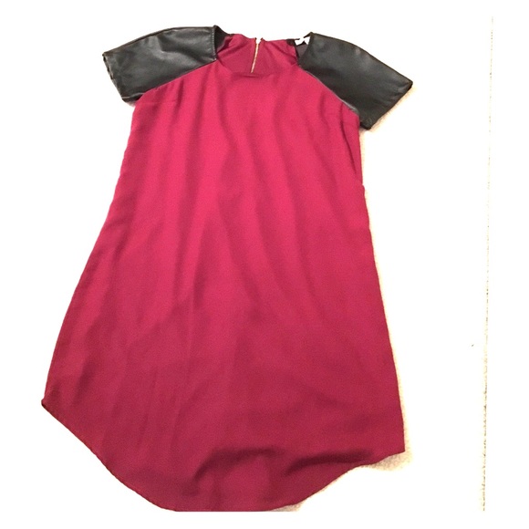 maroon dress