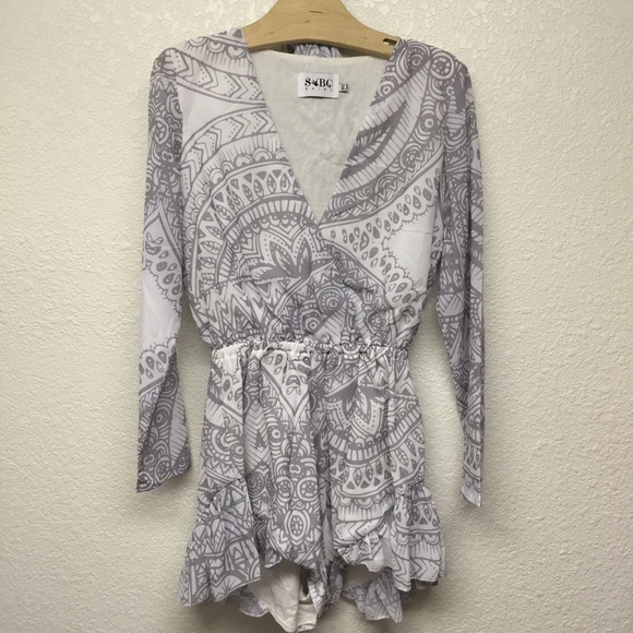 Sabo Skirt Patterned Playsuit