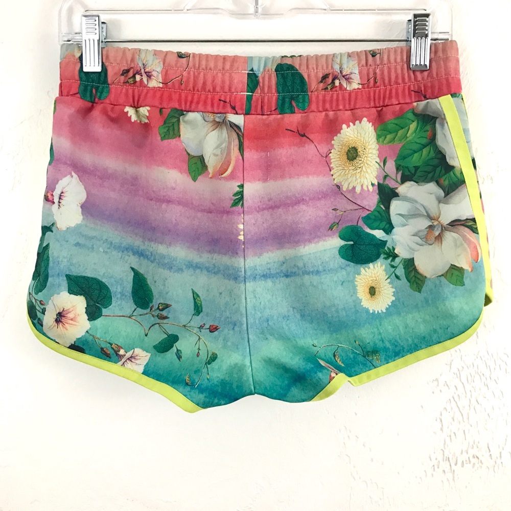 SOLD! Adidas x Farm Floral Track Shorts - Picture 2 of 4