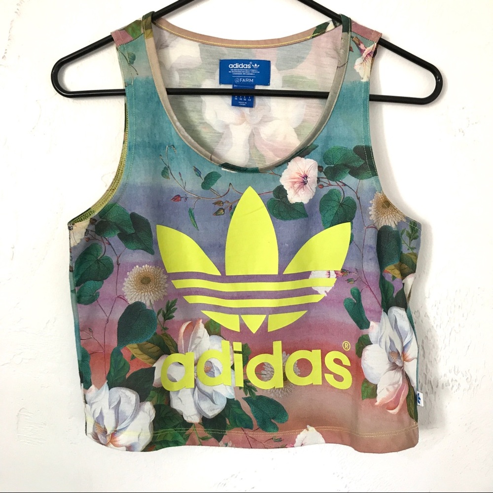 SOLD! Adidas x Farm Floral Track Shorts - Picture 4 of 4