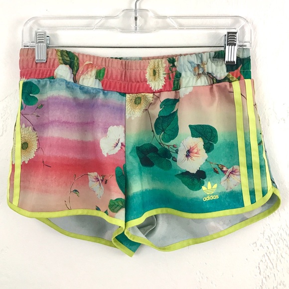 Adidas Pants - SOLD! Adidas x Farm Floral Track Shorts