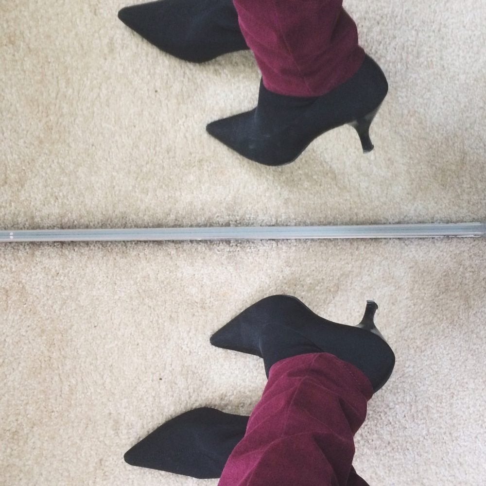 Black ankle boot