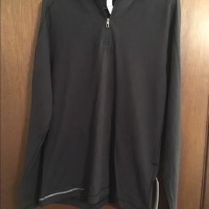 NWT Lululemon Surge Warm 1/2 zip hoodie black Med