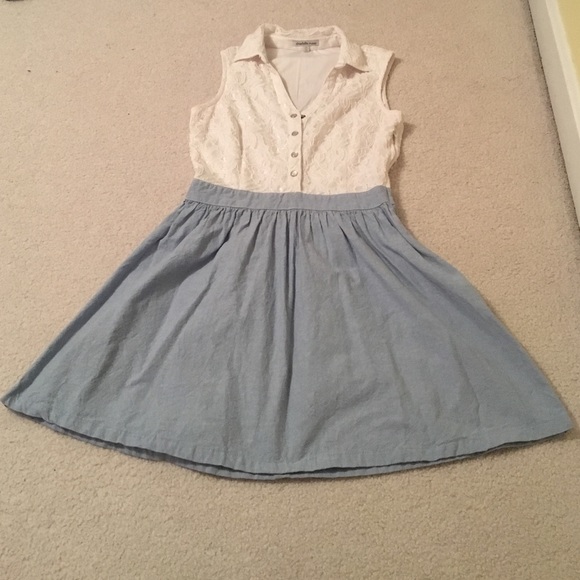 jean/lace glory dress