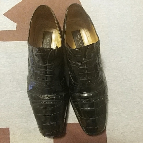 Mezlan Platinum Black Sinatra